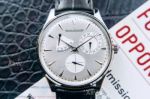 Perfect Replica Jaeger Lecoultre White Dial Stainless Steel Case 40mm Watch 